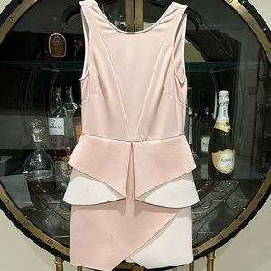 Pink asos scuba dress size small 4